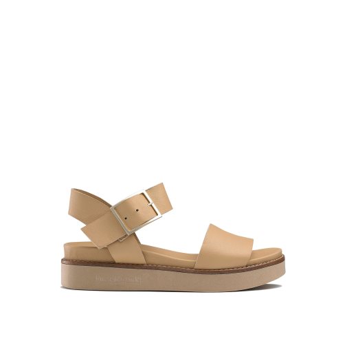 Light Brown Russell And Bromley Boston Sporty Women's Flat Sandals | CA-8210J