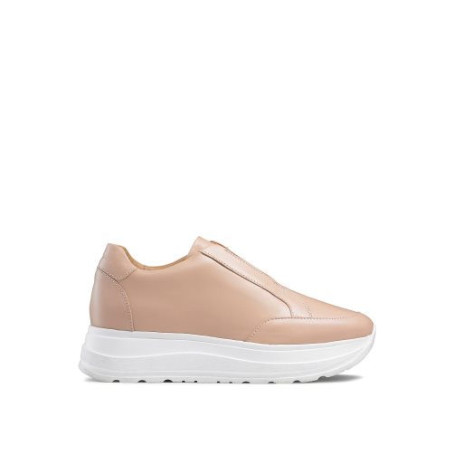 Light Brown Russell And Bromley Speed Up Laceless Runner Women's Sneakers | CA-8167C