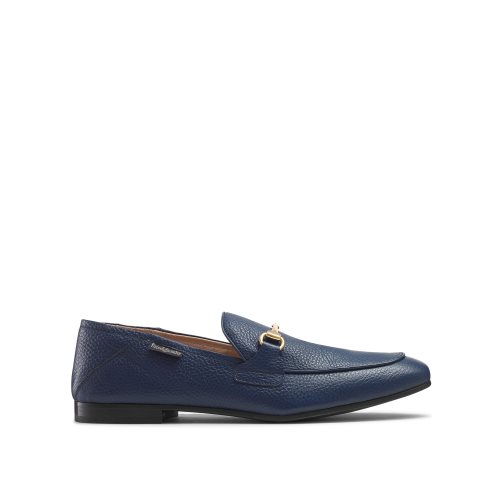 Navy Russell And Bromley Loafer M Snaffle Men's Formal Shoes | CA-0283B