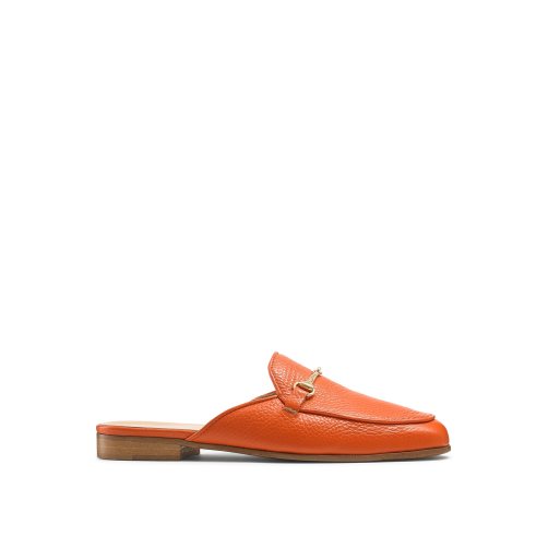 Orange Russell And Bromley Backless Women's Loafers | CA-8350Q