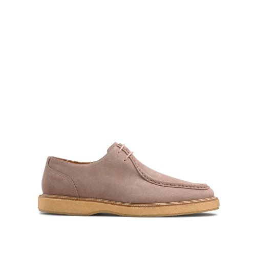 Pink Russell And Bromley Algonquin Crepe Sole Trappeur Men's Derby Shoes | CA-8732D