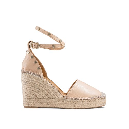 Pink Russell And Bromley Coinwraphi Espadrille Women's Wedges | CA-3071M