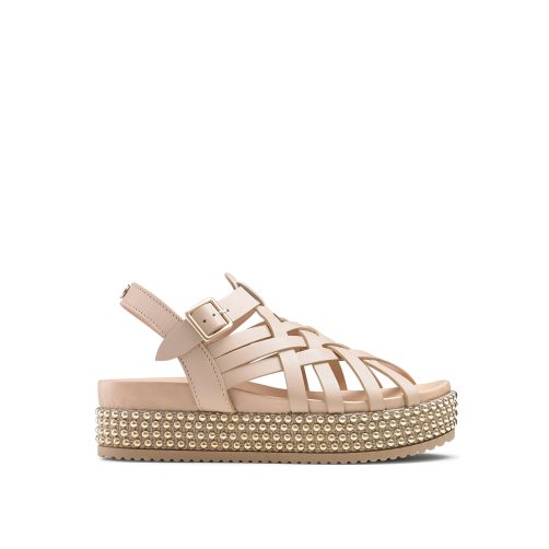 Pink Russell And Bromley Jackpot Fisherman Women's Flat Sandals | CA-7519X