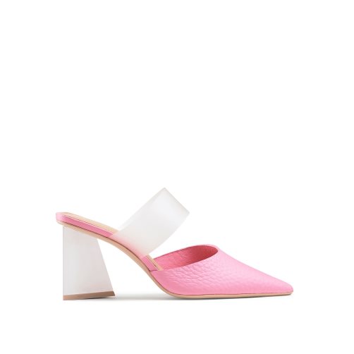 Pink Russell And Bromley Vision Frosted Women's Pumps | CA-2415I