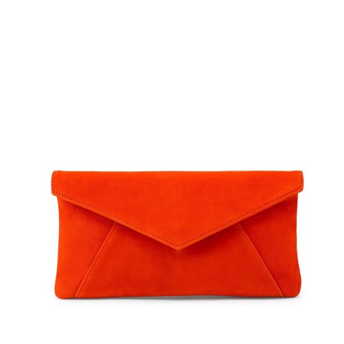 Red Russell And Bromley Topform Envelope Women's Clutch Bag | CA-4768H