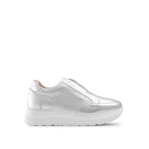 Silver Russell And Bromley Speed Up Laceless Women's Sneakers | CA-5618Q