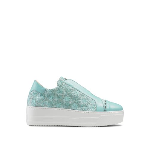Turquoise Russell And Bromley Seawalk Laceless Women's Sneakers | CA-9017X