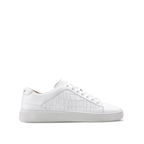 White Russell And Bromley Clear Run Lace-up Men's Sneakers | CA-3548W