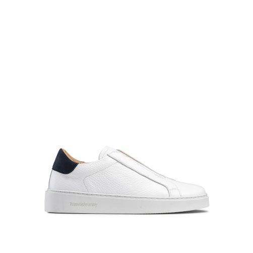 White Russell And Bromley Dream Laceless Women's Platform Shoes | CA-6729W