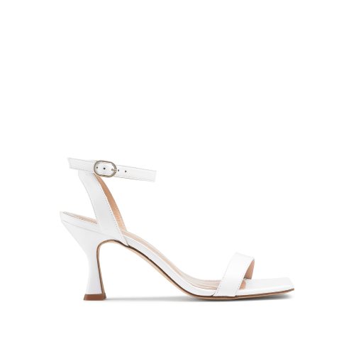 White Russell And Bromley Negroni Two Part Women's Heels Sandals | CA-6045R
